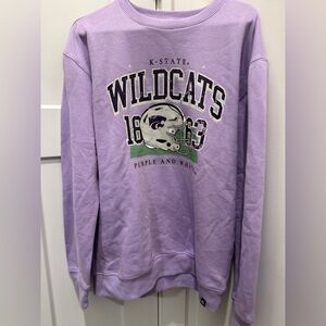 K-State Wildcats Lavender Crewneck Sweater Gameday Social
